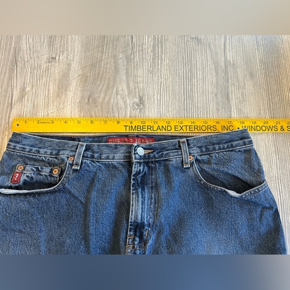 Vintage Guess Jeans 36 x 31 Men’s Jeans Y2K Mexico Barrel Leg Baggy Tapered Fit. - Picture 10 of 13
